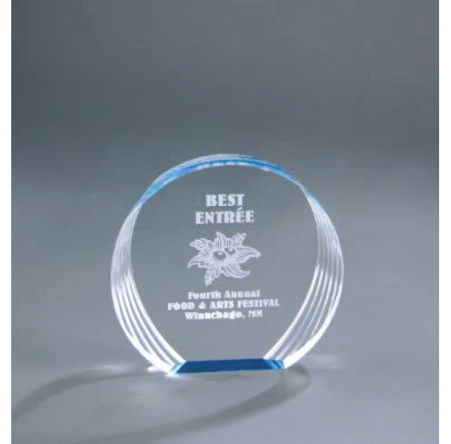 Beveled Round Acrylic