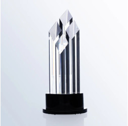 President Diamond Award w/ Black Crystal Round Base