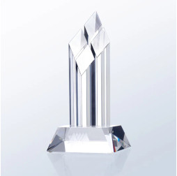 Superior Diamond Award - w/ Clear Slant Base