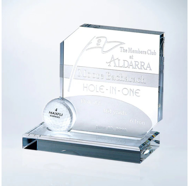Crystal Hole-In-One Award