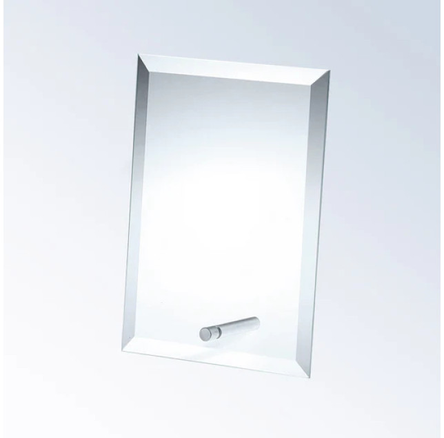 Beveled Rectangle w/Aluminum Pole